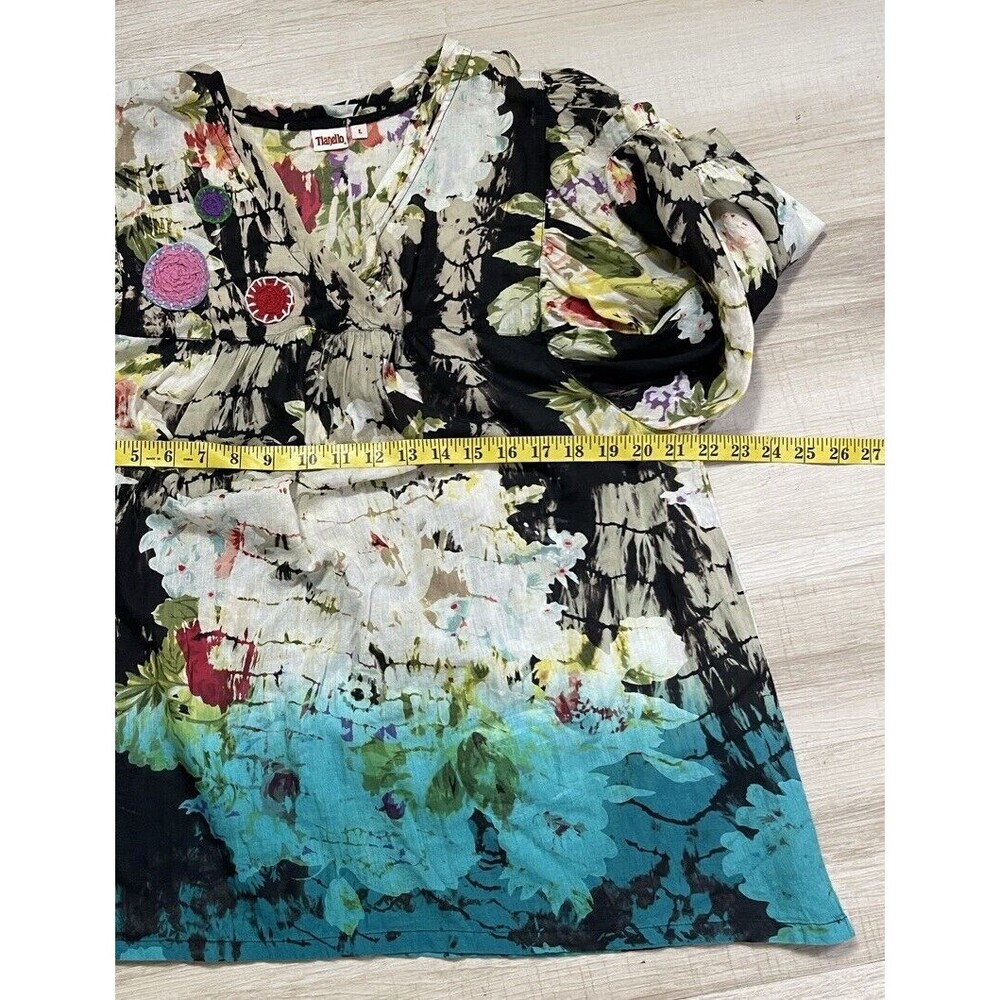 Tianello Floral Top. Size: L - Picture 4 of 7